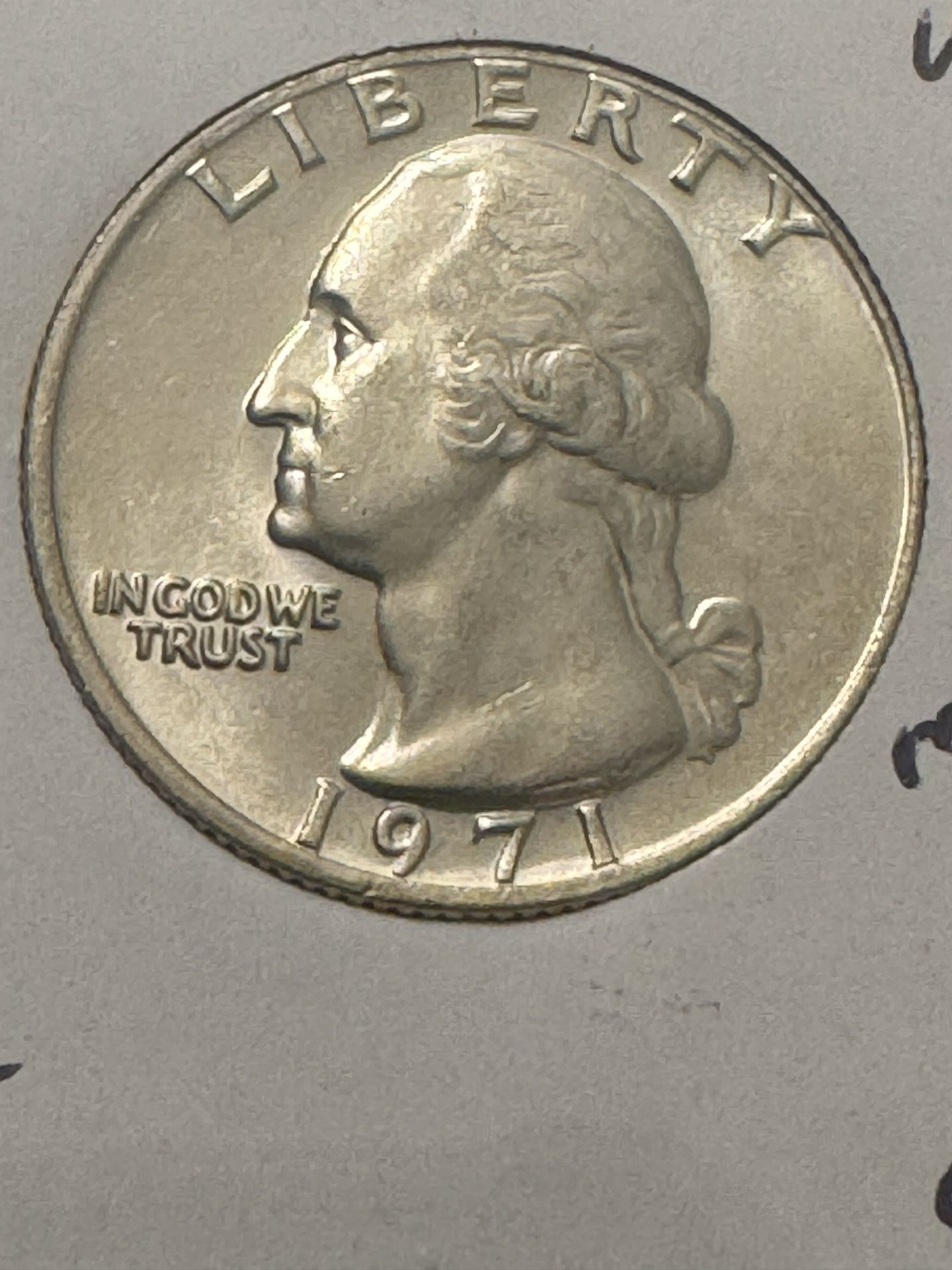 1971 Washington Quarter (BU GEM) High Grade