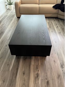 Black coffee table