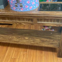 Entryway Console Table With Chair
