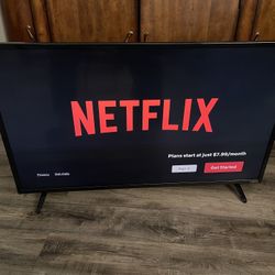 Vizio 43” SmartCast TV With New Remote Control $90 Firm On Price