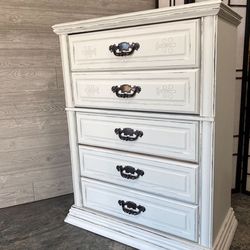 Bassett chest $199 other items available for different prices. Dresser chest nightstands, white distressed farmhouse./