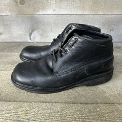 Vintage Dr. Martens Black Leather Chukka Ankle Boots 9286 Men's Size 11 Lace-up