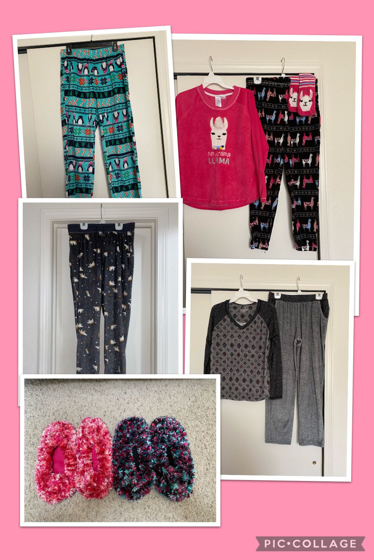 Pajamas/Slippers Lot Size M