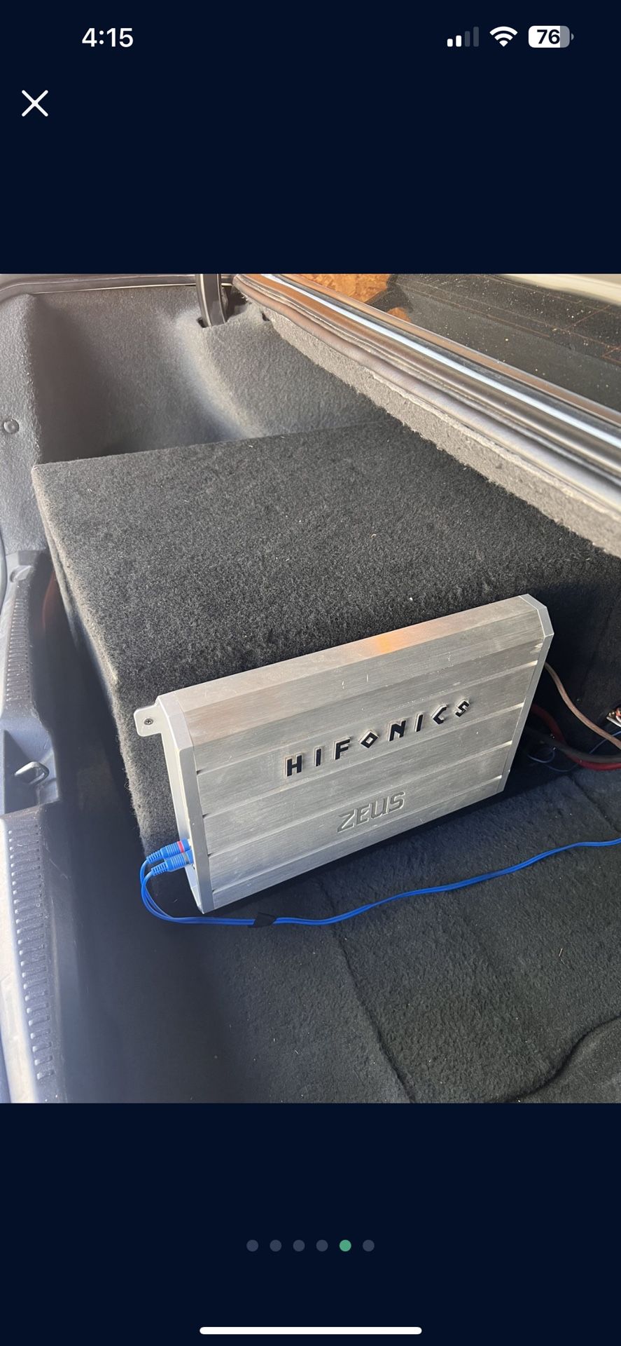 Hifonics Amp ZRX1816.1D for Sale in Grand Terrace, CA OfferUp