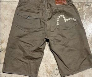 Evius shorts size 28 pictures are from my Depop