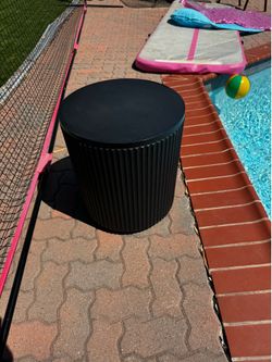 Outdoor Hidden Cooler Side Table