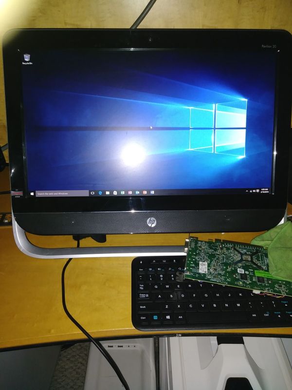 Hp pavilion 20 all in one 1tb hard drive 4gb memory amd e11200 APU