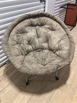 Large Folding Moon Chair