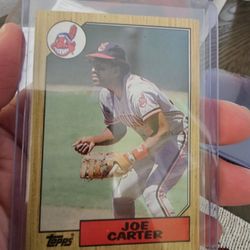Cleveland Indians Joe Carter Baseball Cards 