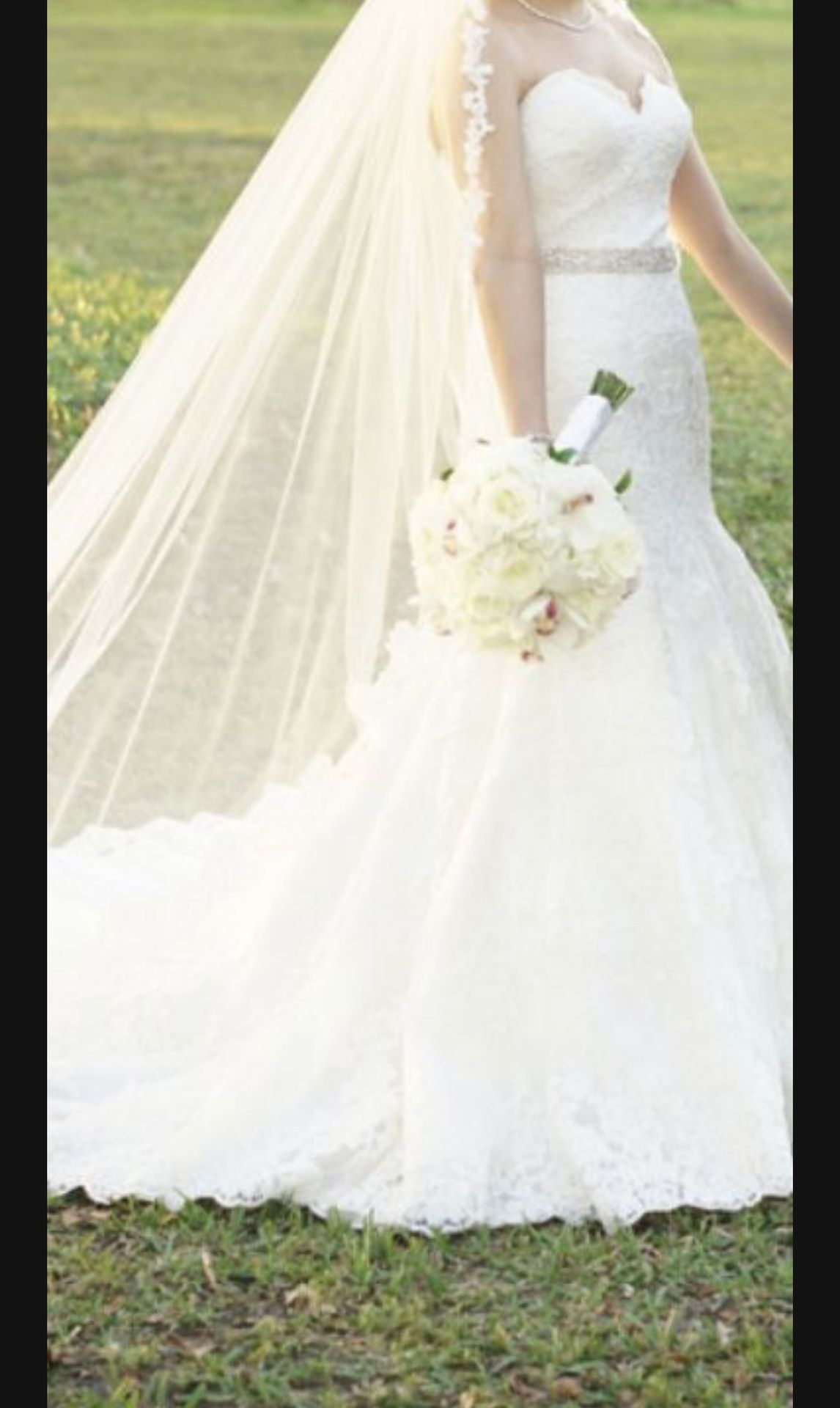 Wedding Dress And Belt