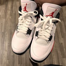 Jordan 4 Red Cement Retro 