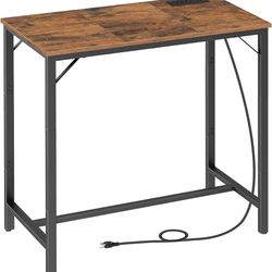 Rectangular Table with Charging Station