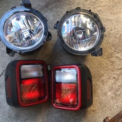 Wrangler Headlights And Taillights