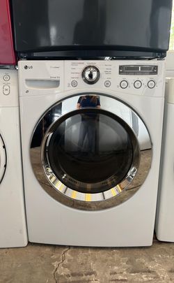 LG Front Load Electric Dryer White XL Capacity
