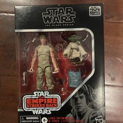 Star Wars Black Series Luke Skywalker & Yoda (Jedi Training) 40th Anniversary