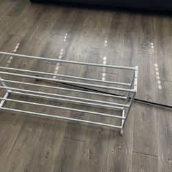 Shoe Rack And Curtain Pole