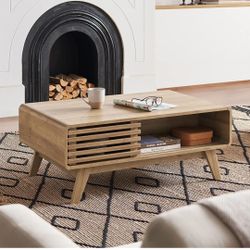 Modern mopio Ensley Coffee Table, Oak