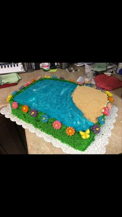 Moana or Summer Beach cake