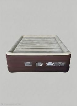 Queen size inflatable mattress w/ built in pump.
