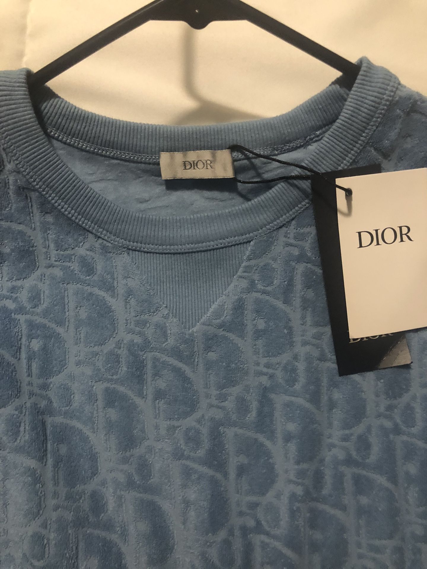 DIOR Oblique Towel T-Shirt Large