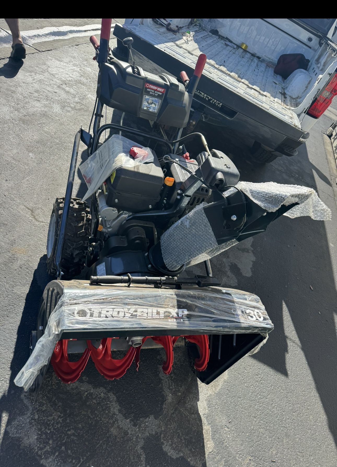 Troy-Bilt Arctic Storm 30 in. 357cc Two-Stage Electric Start Gas Snow Blower with Power Steering and Electric 4-Way Chute Control