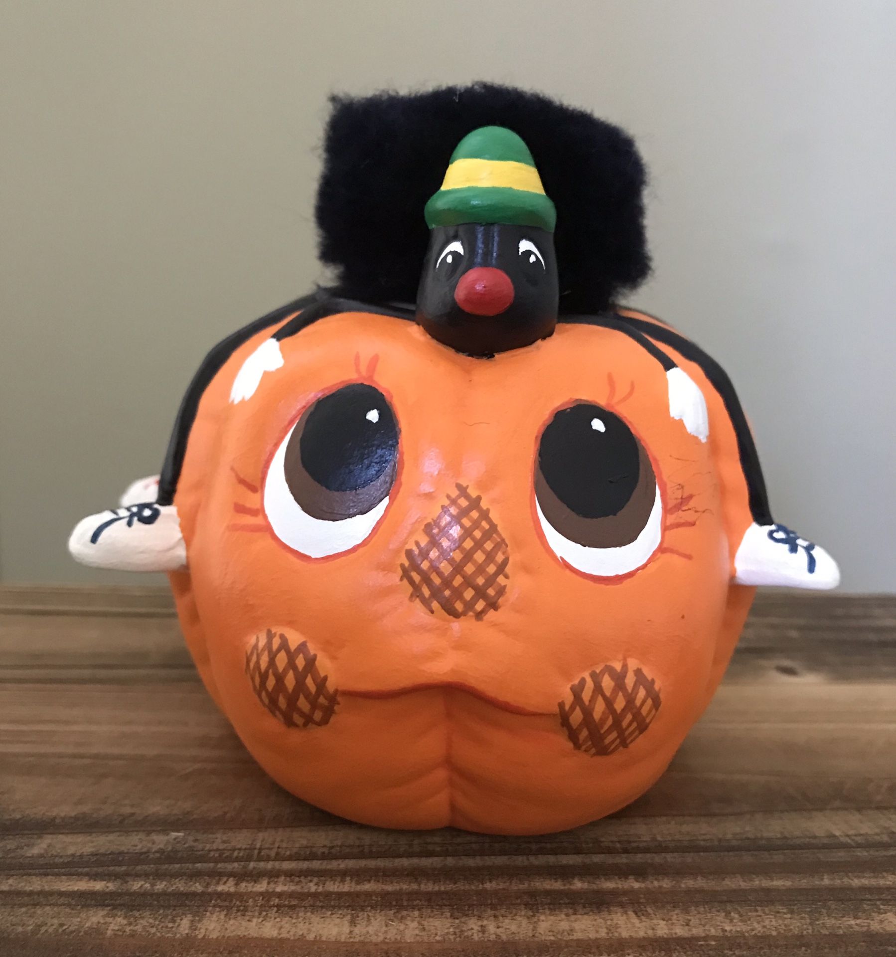 Halloween Spider on Pumpkin