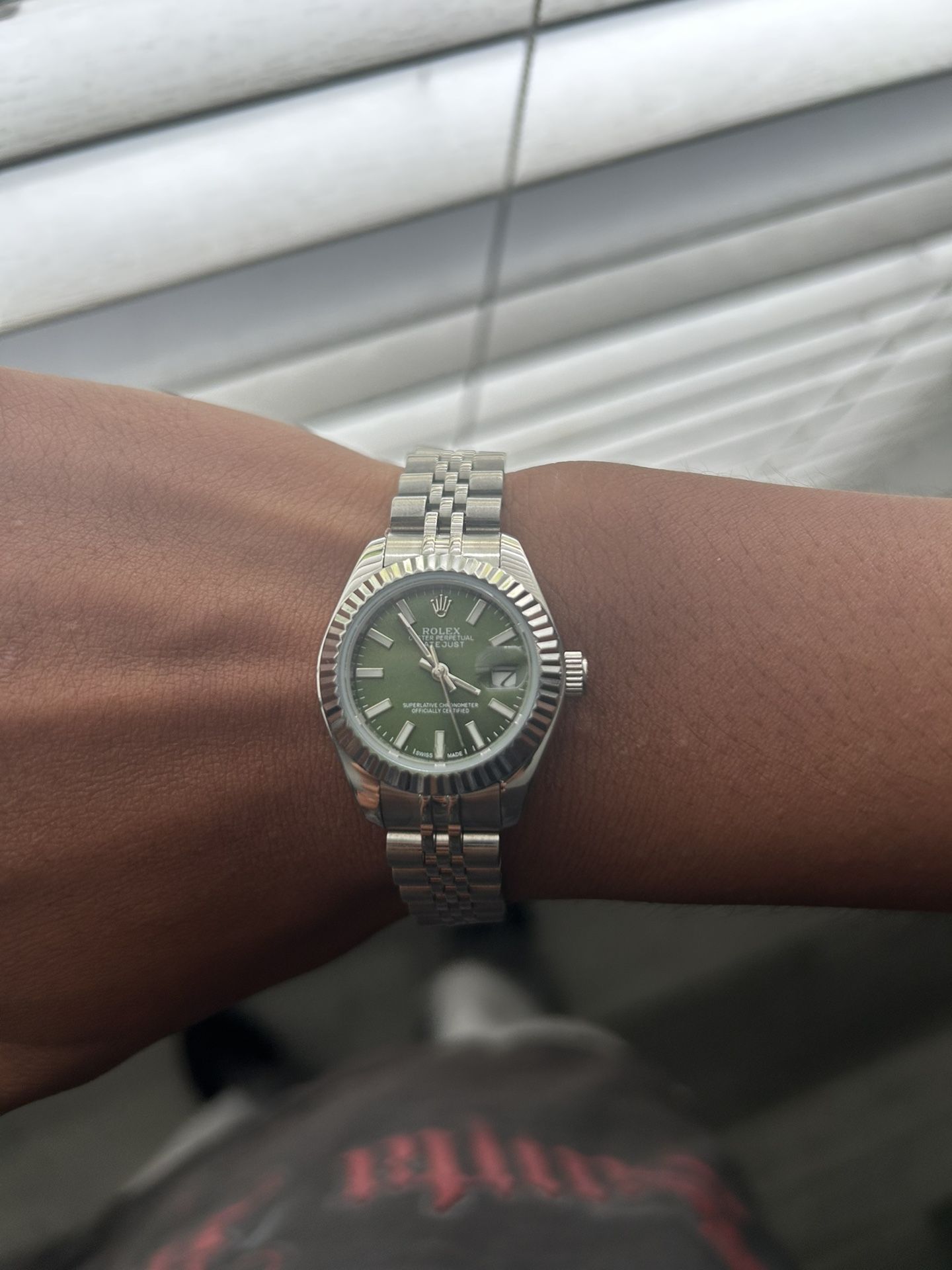Rolex Datejust Silver Women's Watch