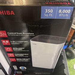 (3) New Toshiba 8,000 BTU Portable Air Conditioner $350 retail $478