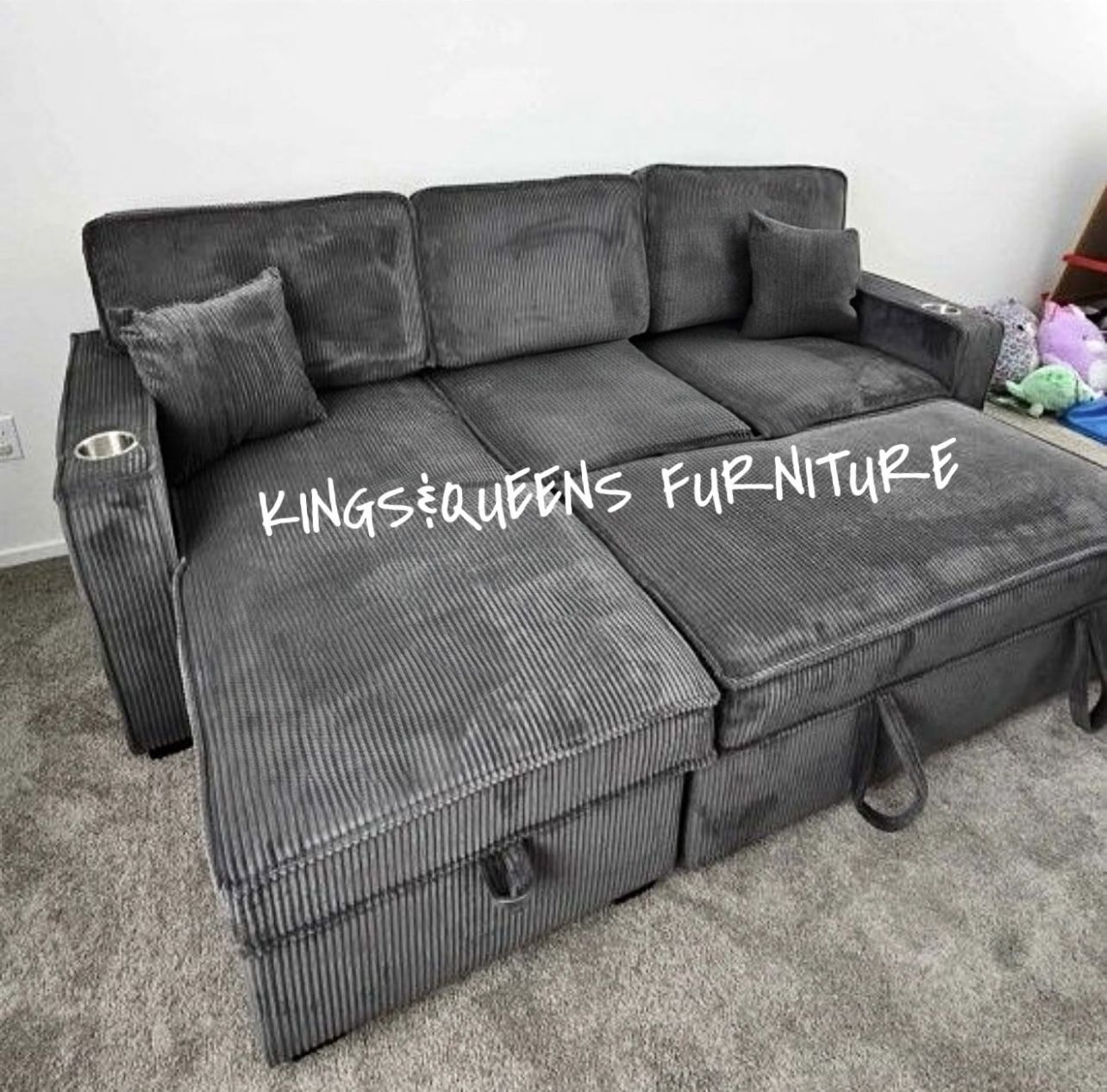 Brand New Couch With Pull Out Bed ‼️🛋️