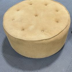 Ottoman mid century appeal large 36 inches across 19 inches tall