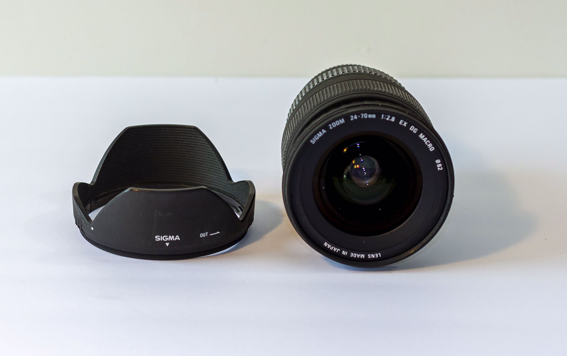Sigma 24-70 mm f2.8 EXDG Lens for film and digital.