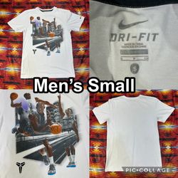 Kobe Bryant Nike Black T-Shirt Men’s Small Dri-Fit Black Mamba City Graphic NBA