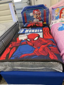 Mario Brothers  Twin Size Bed & Mattress For $399