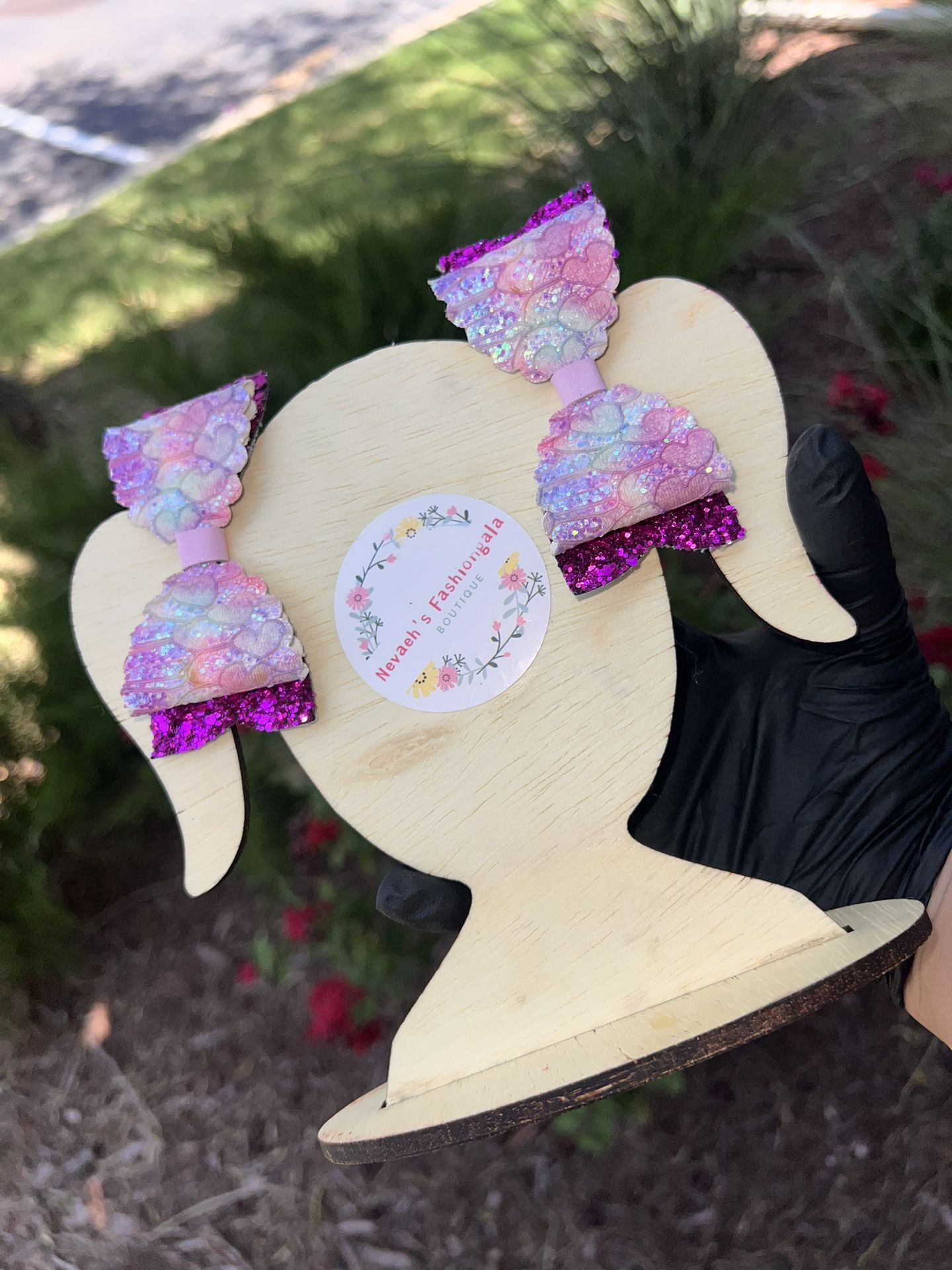 Vibrant Color Hair Bows
