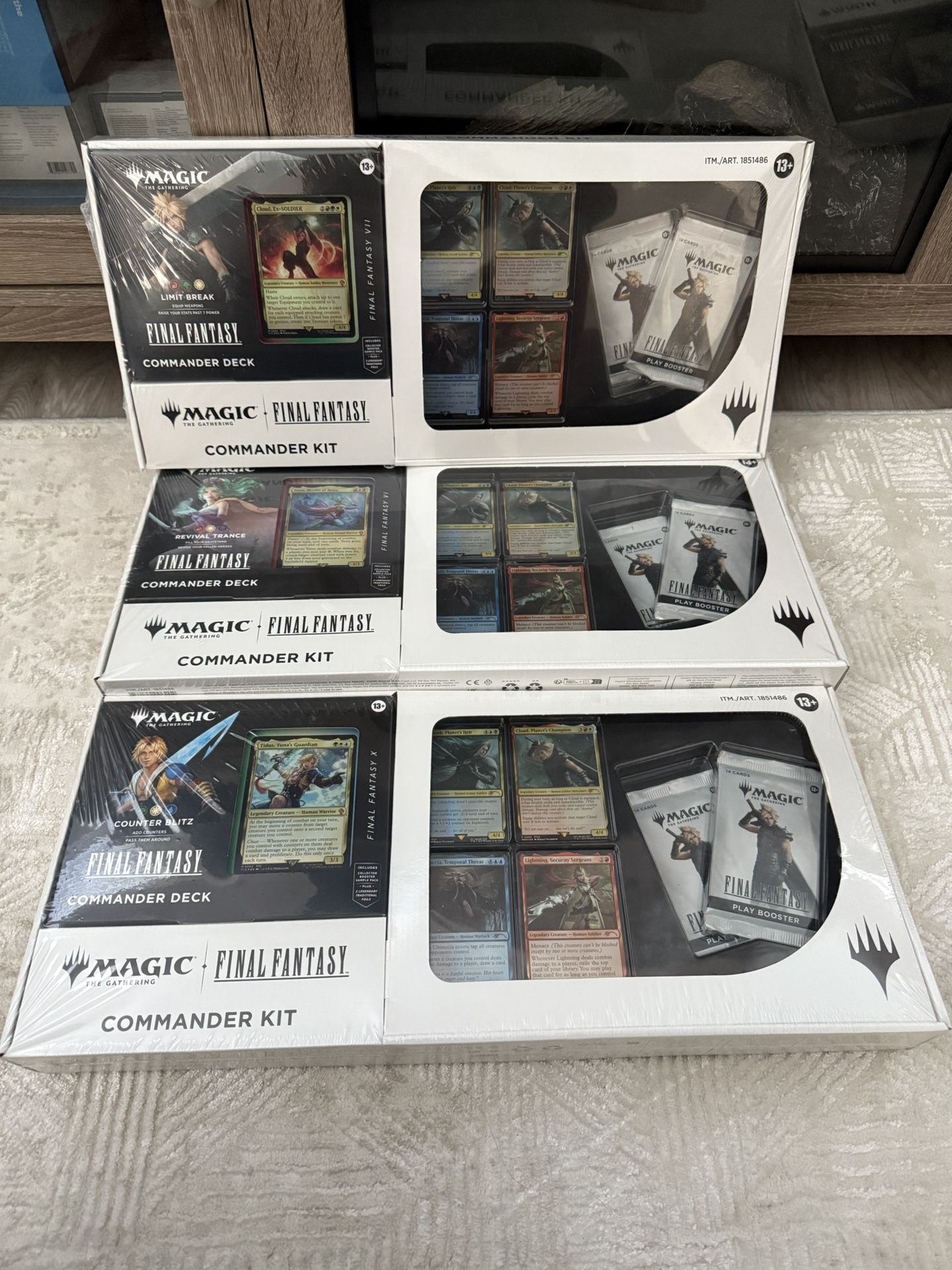 Magic Final Fantasy FF Card Game Commander Kit