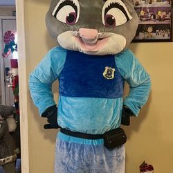 Bunny Hops Mascot Costume