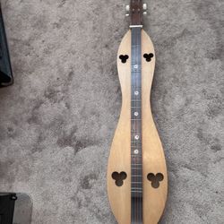 HANDMADE SCROLL-HEAD MOUNTAIN DULCIMER – Vintage Appalachian Folk Instrument