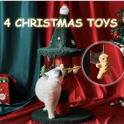 🐈🎁Christmas-themed cat scratching post or small cat https://offerup.co/faYXKzQFnY?$deeplink_path=/redirect/ In Box