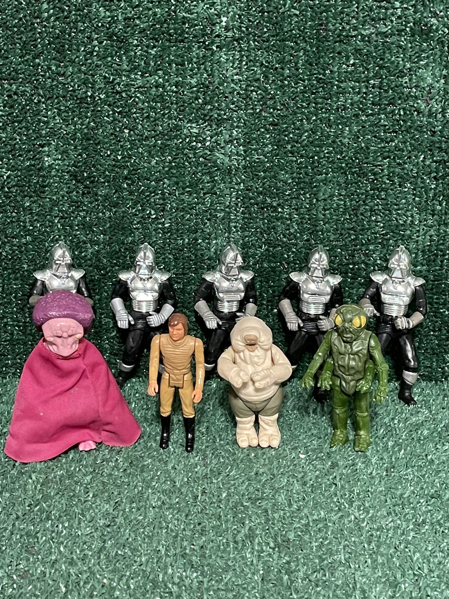 Battlestar Galactica 1978 Action Figures Vintage Lot Of 9.