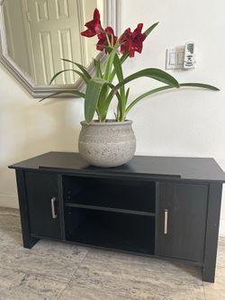 Black TV Stand Console Table
