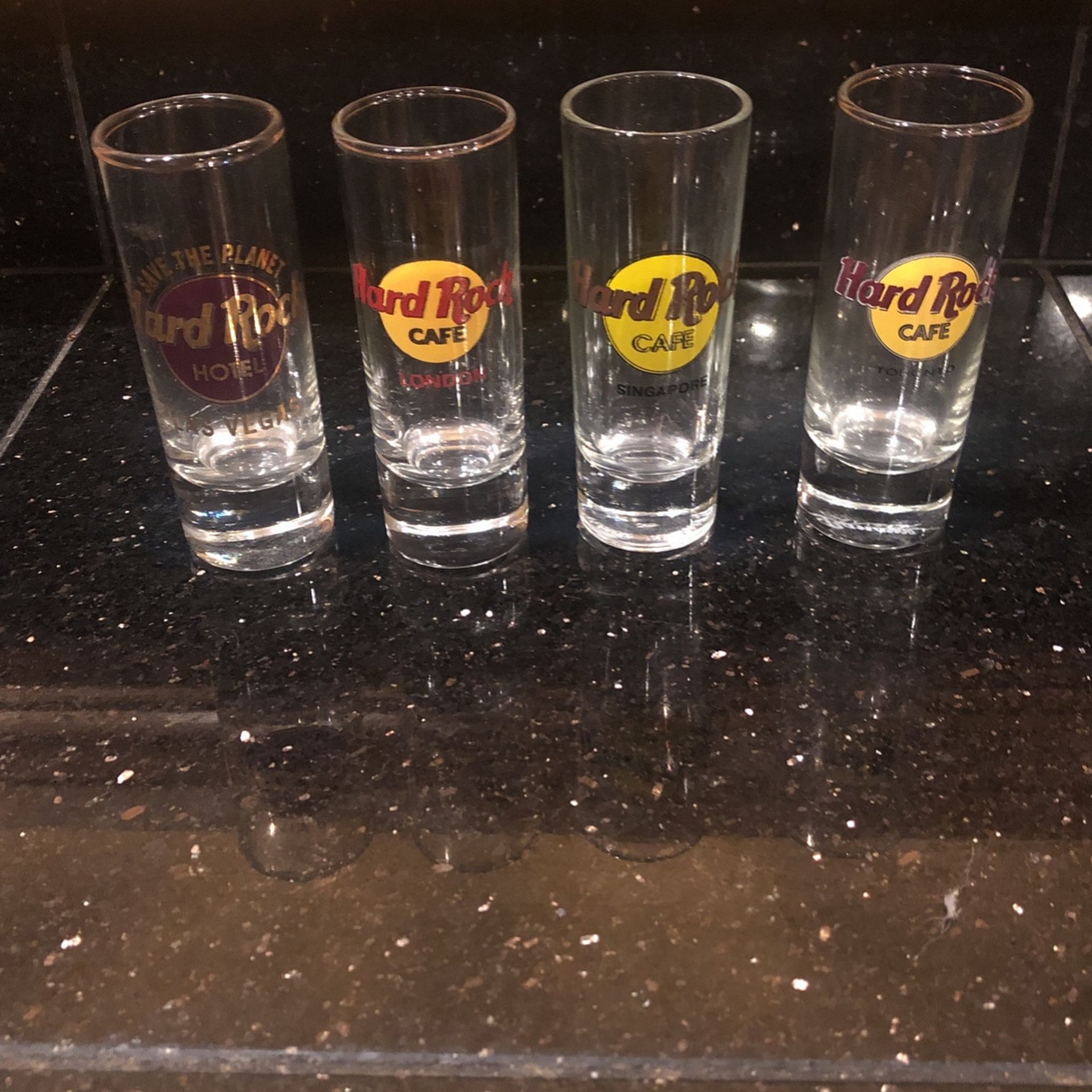 Collectibles Hard Rock Double Shot Glasses
