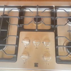 Kenmore Elite 36" Stainless Steel Gas Cooktop 