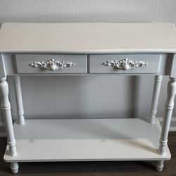 White Console Table