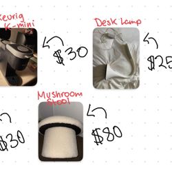 All items can be sold together or separately 