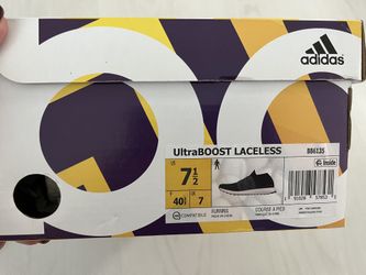Adidas Ultraboost Laceless Size 7.5