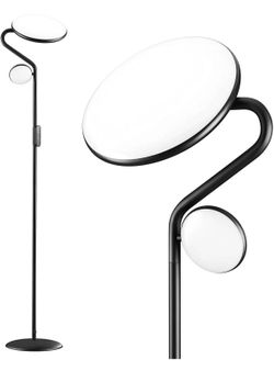 Dimmable LED Floor Lamp TaoTronics Tall Standing Reading Light w/ Magnetic Remot