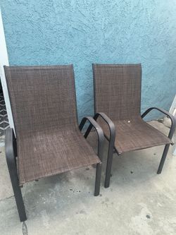 OUT DOOR CHAIRS FREE (4 available)