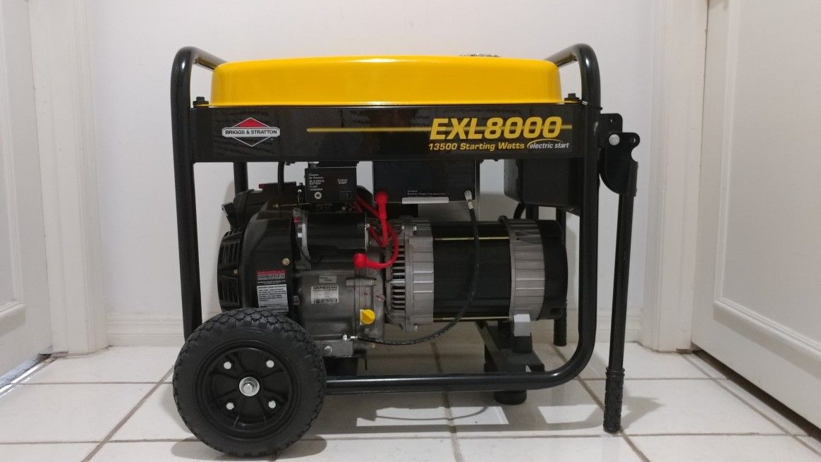 Portable Generator BRIGGS & STRATTON EXL8000-Model 030244
