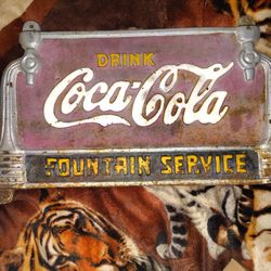 Vintage 1930 Coca Cola Sign 
