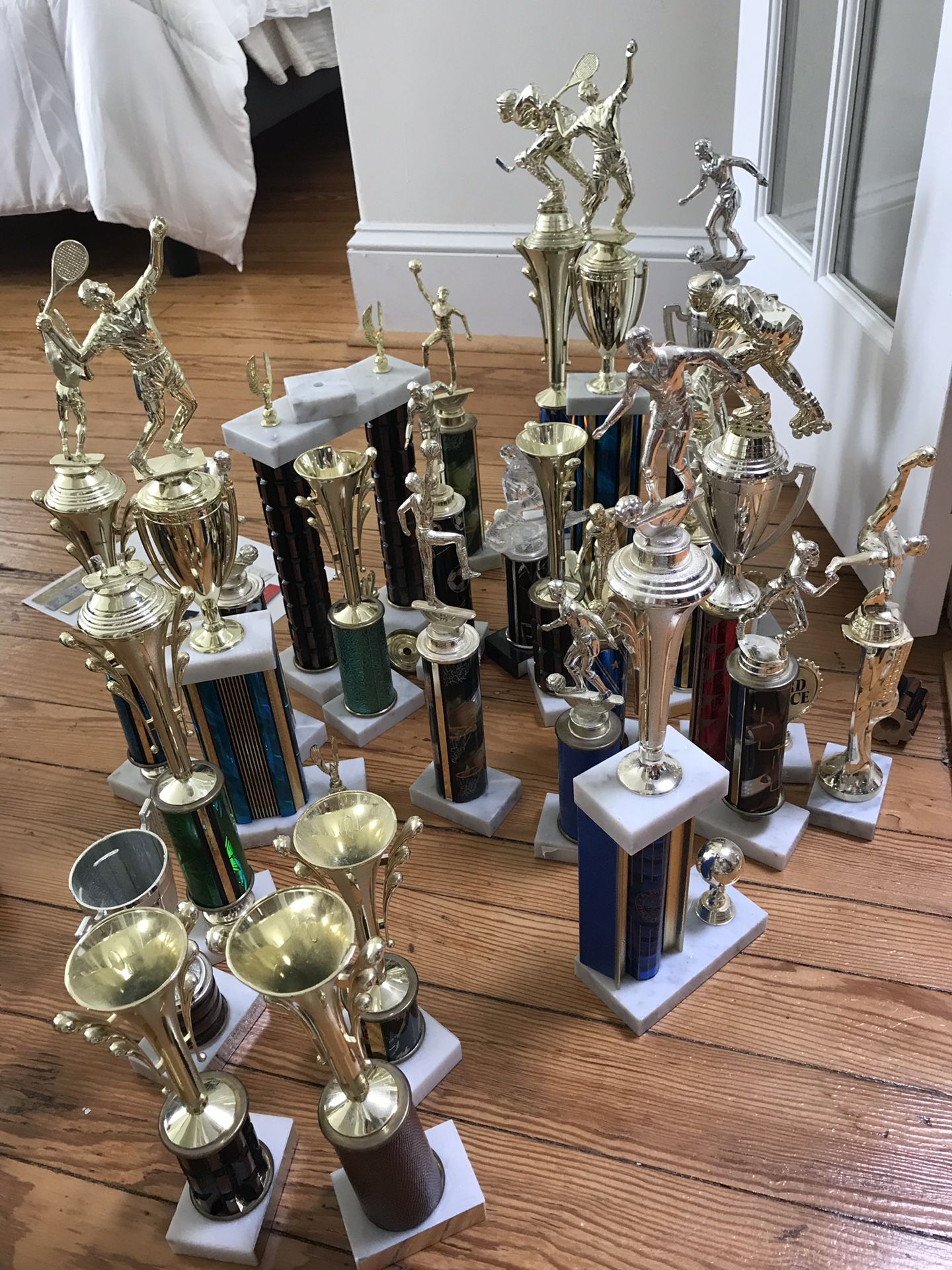 Free trophies- first come first serve- please tell me what you plan to use them for